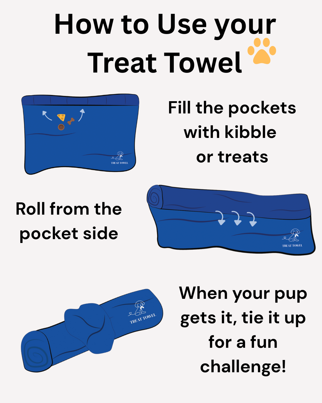 Treat Towel Treat Towel - The Ultimate Dog Puzzle Combo Pack