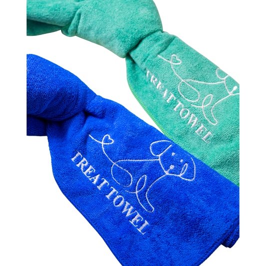 Treat Towel® Dog Puzzle Toy – Calming Sniffing & Enrichment Game (Bundle)