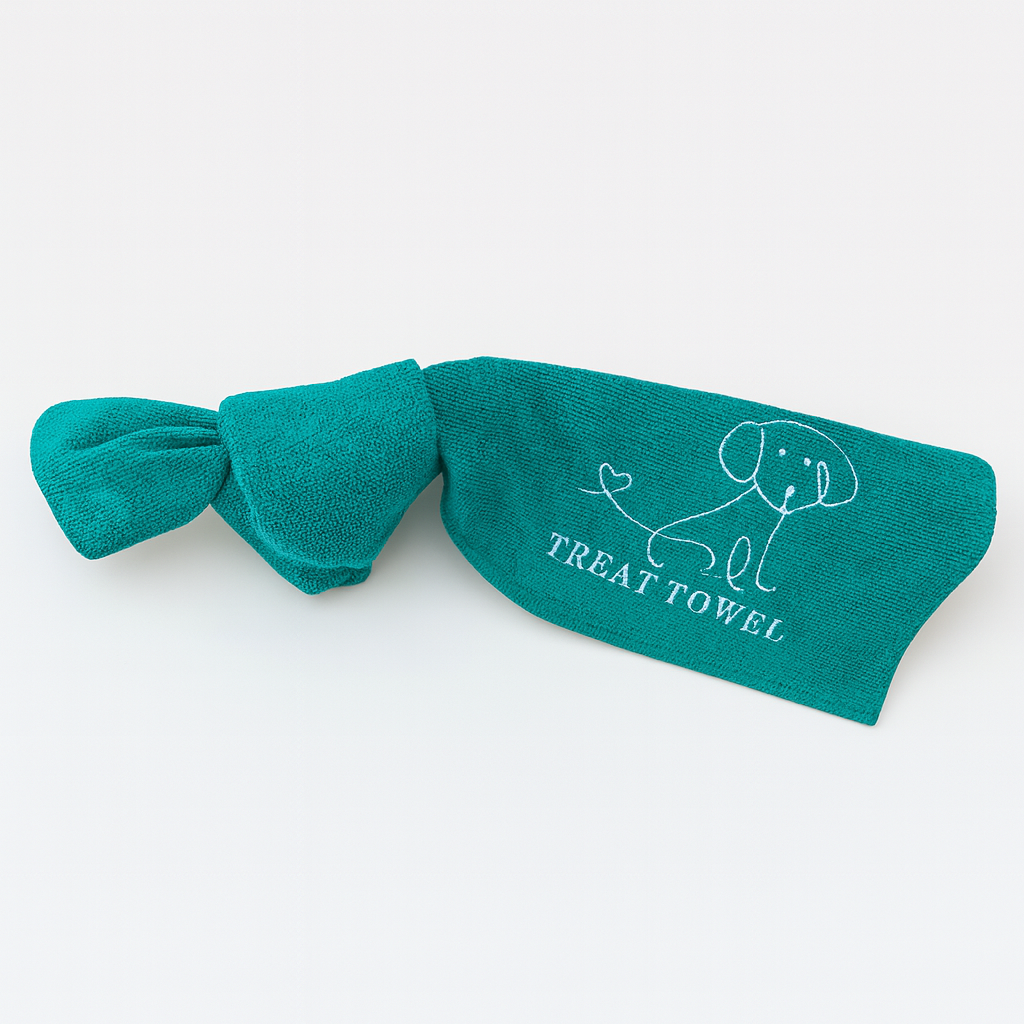 Treat Towel-The Ultimate Dog Puzzle-Standard (Green)